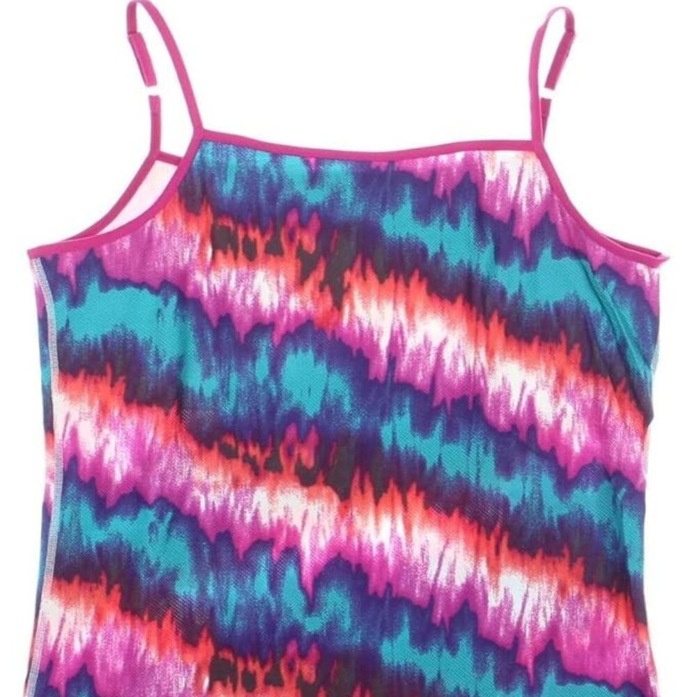 ExOfficio XL Give N Go Shelf Bra Cami Camisole Top Tie Dye Mulberry Excellent